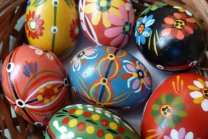 Painted Easter eggs photo Ellen for website